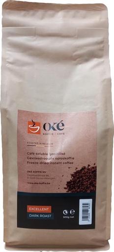 [TIM-3050] Koffie instant Oké Koffie Excellent dark roast pak 500g