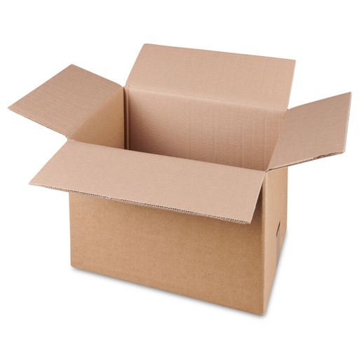 [VER-DOOS71] Vouwdoos dubbele golf 200x140x140mm bruin (20) 