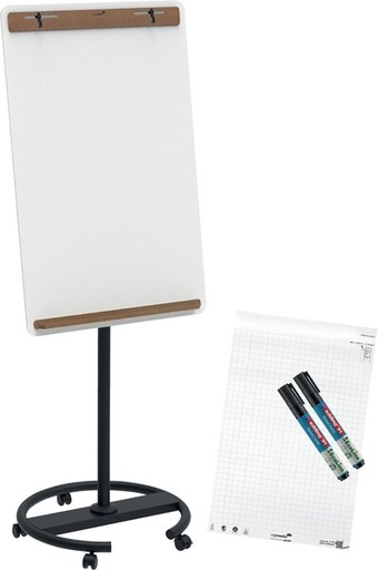 [LM-153810] Flipchart Legamaster Sketch Infinite emaille mobiel ronde voet