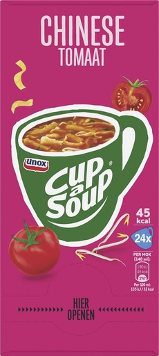 [TIM-14046] Soep Cup a Soup 140ml Chinese tomaat (24)
