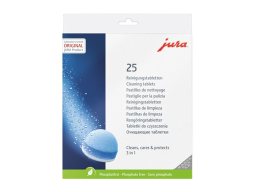 [CAT-TN0119] Reinigingstabletten Jura voor Jura koffieautomaat blister (25)
