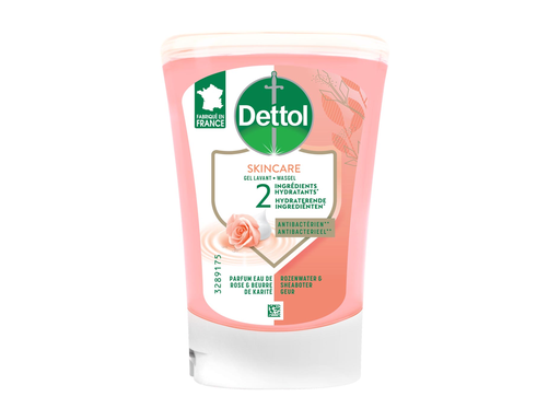 [TIM-3289034] Navulling handzeep Dettol Nourish no touch rozenwater en sheaboter 250ml