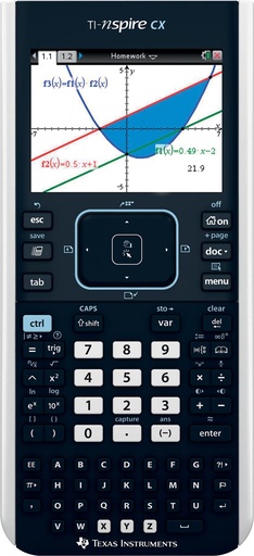 [TIM-5808850] Grafische rekenmachine Texas TI-Nspire CX II-T zwart-grijs