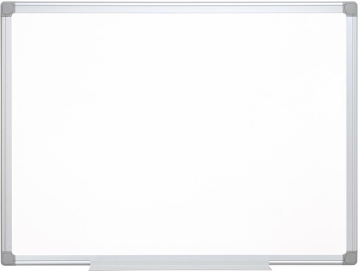 [TIM-KF37016] Whiteboard Q-Connect aluminium frame melamine 90x120cm 1 zijde blanco 1 zijde geruit
