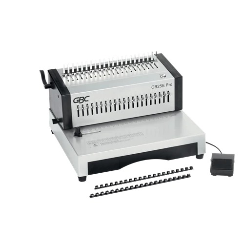 [ACCO-4410038] Inbindmachine GBC CB25E Pro CombBind elektrisch voor plastic bindruggen