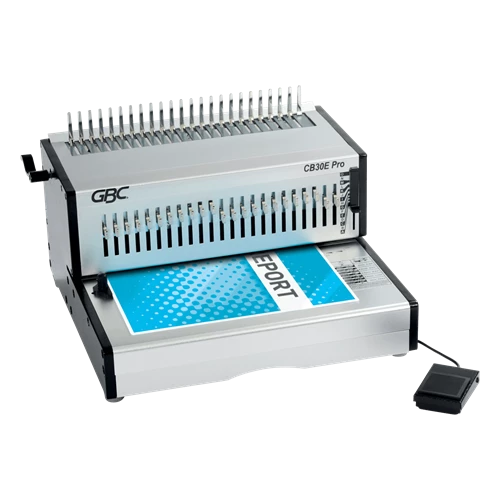 [ACCO-4410045] Inbindmachine GBC CB30E Pro CombBind elektrisch voor plastic bindruggen