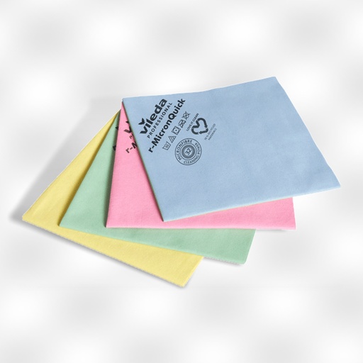 [OND-O170605] Microvezeldoek Vileda r-MicronQuick 40x38cm blauw (5)
