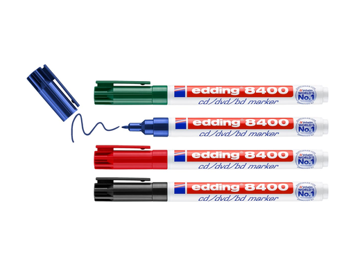 [TIM-4840042] Permanent marker Edding E-8400 voor CD/DVD/BD assorti (4)