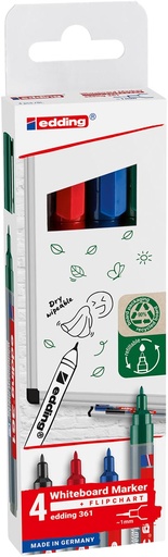 [TIM-436142] Whiteboard marker Edding E-361 assorti (4)