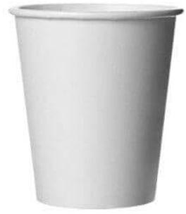 [TIM-9087185] Drinkbeker karton 180ml wit (100)