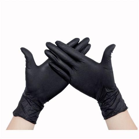 [TIM-1203066] Handschoenen uit nitril medium zwart (100)