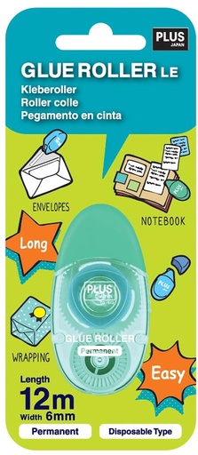 [TIM-493615] Lijmroller PLUS 6mmx12m groen