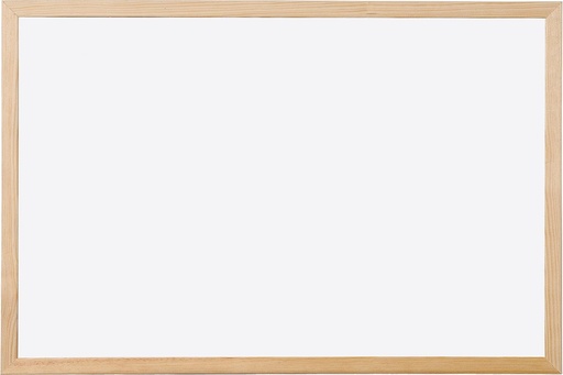 [TIM-KF03572] Whiteboard Q-Connect melamine met houten frame 90x120cm