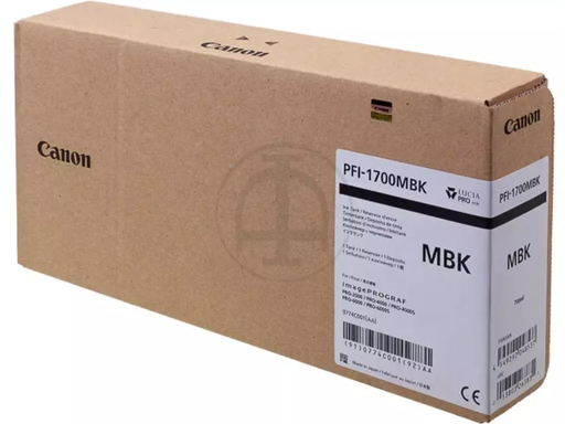 [CAN-PFI-1700MBK] Cartridge Canon Inkjet PFI-1700 imagePROGRAF iPF2000 700ml MBK