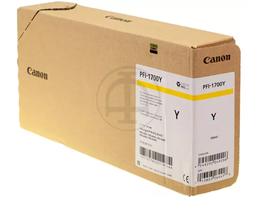[CAN-PFI-1700YEL] Cartridge Canon Inkjet PFI-1700 imagePROGRAF iPF2000 700ml YEL