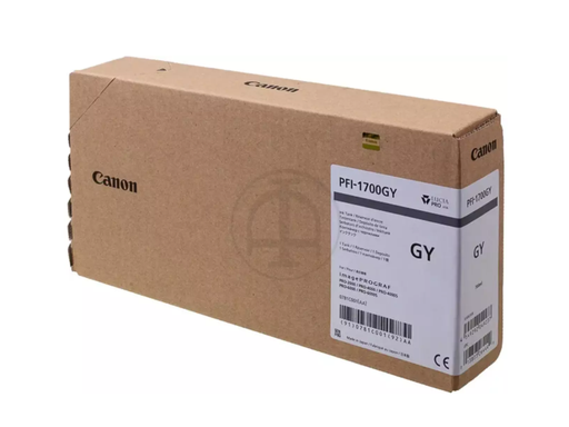 [CAN-PFI-1700GY] Cartridge Canon Inkjet PFI-1700 imagePROGRAF iPF2000 700ml GY