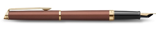 [TIM-2217947] Vulpen Waterman Hémisphère Metalic fijne punt koperrood GT in giftbox