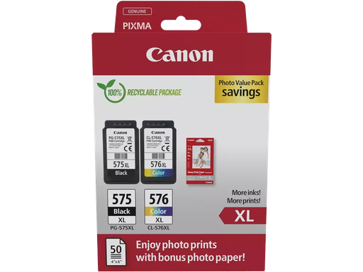 [CAN-PG-575XL/CL-576XL] Cartridge Canon PIXMA Inkjet Multi Value Pack PG-575XL/CL-576XL