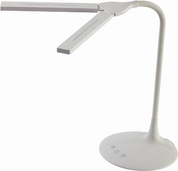 [TIM-480549] Bureaulamp draadloos ALBA LED Twin 2700-6500Kelvin 280lumen wit
