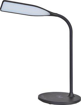 [TIM-480575] Bureaulamp ALBA LED Smart 2700-6500Kelvin 280lumen met QI oplader zwart