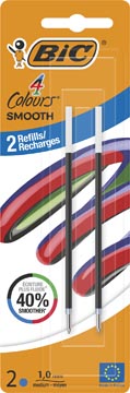 [TIM-524097] Balpenvulling BIC 4 Colours Smooth blauwe inkt medium punt (2)