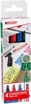 [TIM-440042] Permanent marker Edding 400 assorti (4)