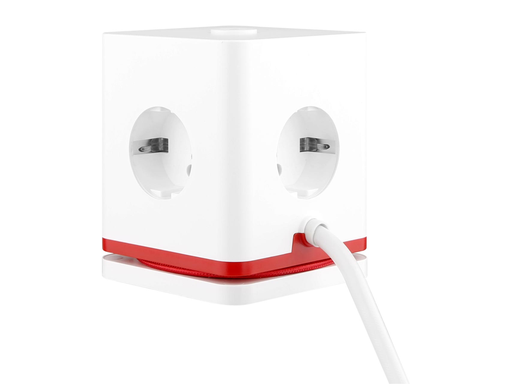 [TIM-K41214] Contactdoos IOIO SW1000 3 stopcontacten en 3 USB-poorten kubus wit
