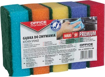 [TIM-2035717] Schuurspons Office Products 6,2x9,6cm assorti (5)