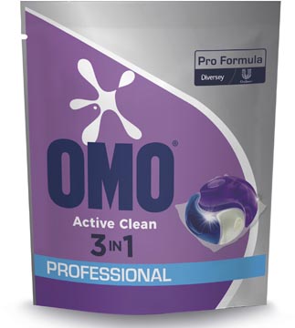 [TIM-1011134] Wasmiddel OMO Professional Active Clean capsules (80)