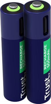 [TIM-25585] Batterij Trust USB-C AAA herlaadbaar (2)