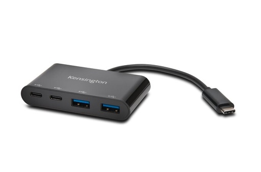 [ACCO-K39124EU] USB-Hub USB-C Kensington met 2 USB-A en 2 USB-C poorten