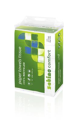 [OND-SAT26] Handdoeken Satino 20,6x32cm 2-laags 120vel 277340 wit (25)