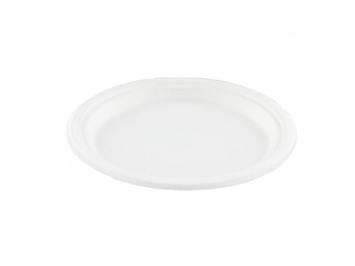 [TIM-33756] Bord Conpax suikerriet Ø23cm wit (50)