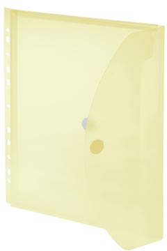 [TIM-251653] Geperforeerde documentmap Foldersys A4 transparant geel