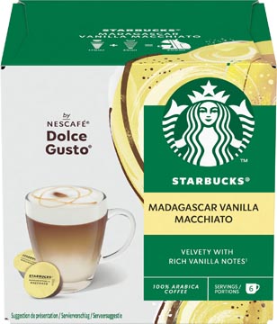 [TIM-087211] Koffiecapsules Nescafé Dolce Gusto Starbucks vanille machiatto (12)