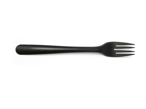 [TIM-87705] Vork herbruikbaar Conpax Folia CPLA 19cm zwart (50)
