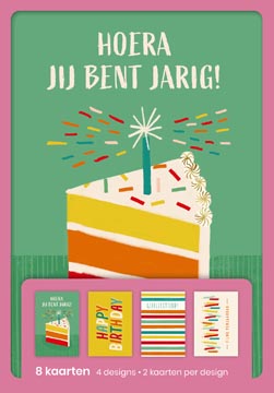 [TIM-3194452] Wenskaarten Hallmark 'hoera jij bent jarig' (8)