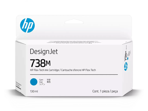 [HP-HPA24VMA] Cartridge HP DesignJet 738M Flex Tech 130ml CY