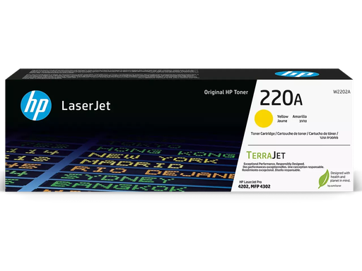 [HP-HPW2202A] Toner HP Color Laser 220A LaserJet Pro MFP 4302 1.800pag. YEL