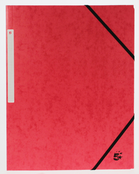 [OUT-922951] Elastomap Pergamy 3 kleppen karton A4 450gr rood