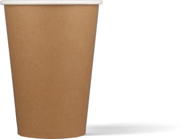 [TIM-9673599] Drinkbeker karton kraft 180ml bruin (100)