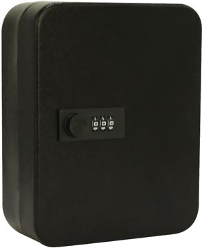 [TIM-3167167] Sleutelkast met combinatieslot voor 20 sleutels zwart