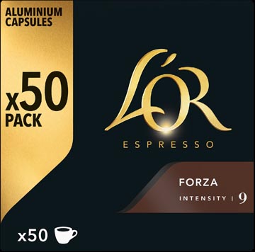 [TIM-4090912] Koffiecapsules Douwe Egberts L'Or Intensity Forza (50)