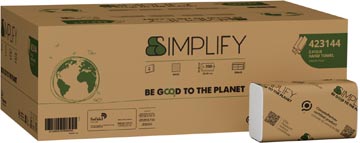 [TIM-423144] Handdoeken Papernet Simplify papier Z-vouw 2-laags 200vel (20)