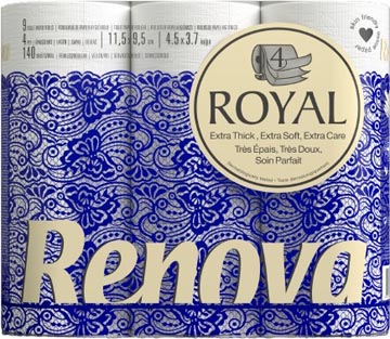 [TIM-2077720] Toiletpapier Renova Royal 4-laags 140vel (63)