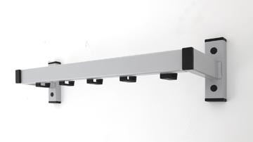 [TIM-VB01603] Wandgarderobe kapstok V-part Safe 5 haken