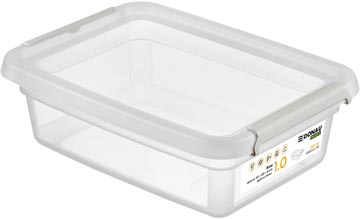 [TIM-821111] Opbergdoos Donau Home 1L transparant