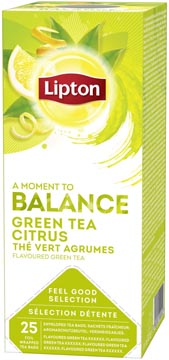 [TIM-13057] Thee Lipton Feel Good Selection Groene thee citrus (25)