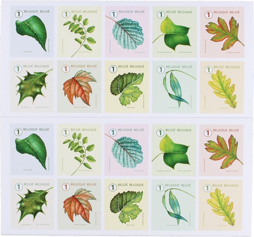 [POS-1PZNAT2] Postzegels Bpost Nationaal bomen non-prior (50) 