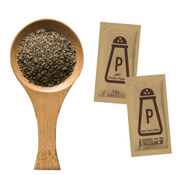 [CAT-P60123985] Zakje met peper Hellma porties 0,15g (2000)